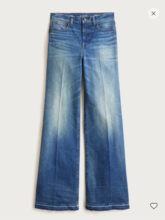 J. Crew Denim - JCrew Wide Leg Trouser Fit Women's Jeans in Light Blue